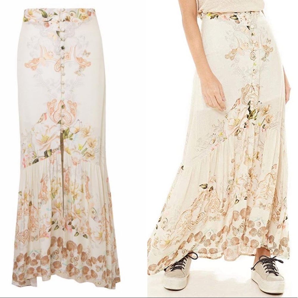 FarmRio Poesia Maxi Skirt